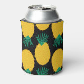 Ananas abstrakt: tropisches Sommermuster. Dosenkühler (Kanne Rückseite)