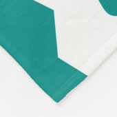 Ananas Abstrakte: Farbige Nahtlose Patchwork Fleecedecke (Ecke)