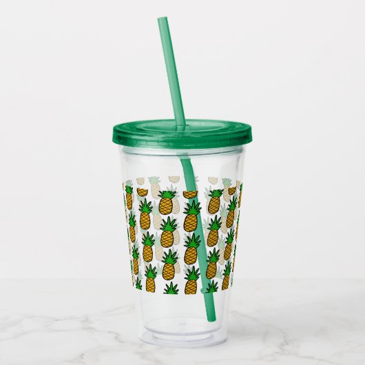Ananas Acryltrinkbecher (Links)
