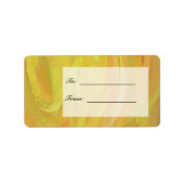 Ananas Adressaufkleber (Vorne)