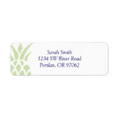 Ananas-Adressetikett (Vorne)