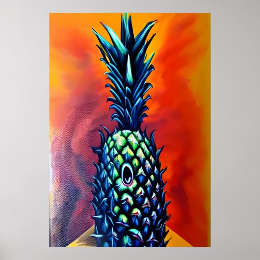 Ananas | AI Art Poster (Vorne)