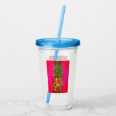 Ananas Akrylic Tumbler Acryltrinkbecher (Rückseite)