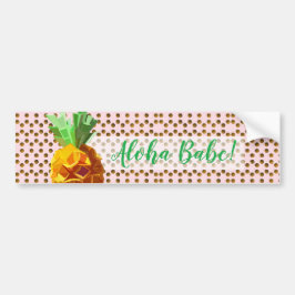 Ananas Aloha Babe Sticker Autoaufkleber