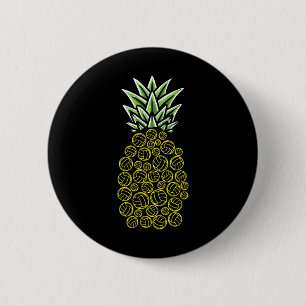 Ananas Aloha Beach Hawaii Beach Volleyball - Button