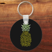 Ananas Aloha Beach Hawaii Beach Volleyball - Schlüsselanhänger (Vorderseite)