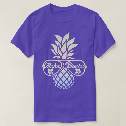 Ananas Aloha Beach Hawaii Hawaii Sommer (1) T-Shirt (Design vorne)