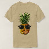 Ananas Aloha Beach Hawaii Hawaii Sommer (3) T-Shirt (Design vorne)