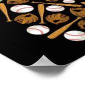 Ananas Aloha Beaches Hawaii Baseball Geschenk - Ka Poster (Ecke)