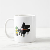 Ananas Aloha Beaches Hawaii Piano Geschenk - Piani Kaffeetasse (Links)