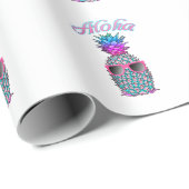 Ananas-Aloha Geschenkpapier (Rolleneckpunkt)