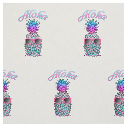 Ananas-Aloha Stoff (Muster)