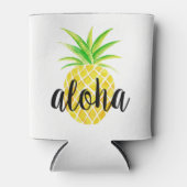 Ananas Aloha Tropical Monogram Dosenkühler (Vorderseite)