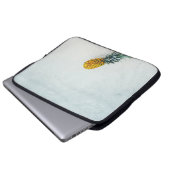 Ananas am Meer Laptopschutzhülle (Vorne Knopf)