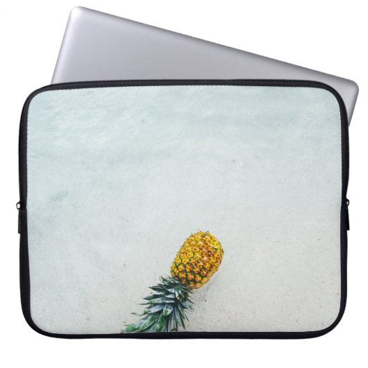 Ananas am Meer Laptopschutzhülle (Vorderseite)