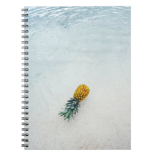 Ananas am Meer Notizblock (Vorderseite)