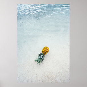 Ananas am Meer Poster