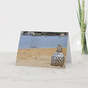 Ananas am Strand Karte