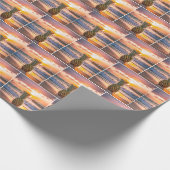 Ananas am Sunset Beach Geschenkpapier (Ecke)