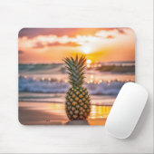 Ananas am Tropical Beach Mousepad (Mit Mouse)