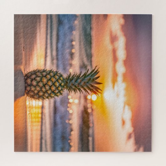 Ananas am Tropical Beach Puzzle (Horizontal)
