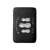 Ananas-Ananas-Ananas-Früchte-Bassmatte Badematte (Vorderseite Vertikal)