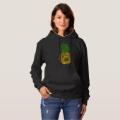 Ananas-Ananas-Ananas-Shape-Sloth Hoodie (Vorne ganz)