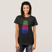 Ananas-Ananas-Bi Pride LGBTQ Ananas Pride T-Shirt (Vorne ganz)