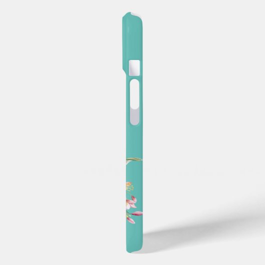 Ananas-Ananas-Blütengrün Case-Mate iPhone Hülle (Rückseite / Links)