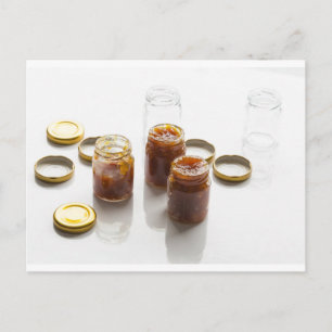Ananas-Ananas-Chutney-Zutaten und Zubereitung Postkarte