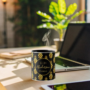 Ananas-Ananas-Familienname Tasse