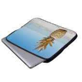 Ananas-Ananas-Früchte am Meer Laptopschutzhülle (Vorne Knopf)