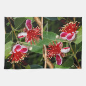 Ananas-Ananas-Guava / Guavasteen Geschirrtuch (Horizontal)