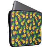 Ananas, Ananas, handgezeichnet, Sommermuster. Laptopschutzhülle (Vorne Rechts)