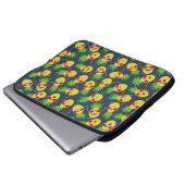 Ananas, Ananas, handgezeichnet, Sommermuster. Laptopschutzhülle (Vorne Knopf)