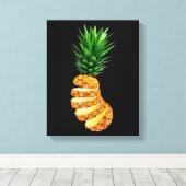 Ananas-Ananas-Leinwand Leinwanddruck (Insitu (Holzboden))