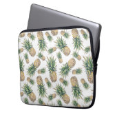 Ananas-Ananas-Muster Laptopschutzhülle (Vorderseite Links)