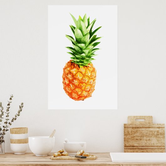 Ananas, Ananas-Poster, Ananas-Leinwand, Poster (Küche)
