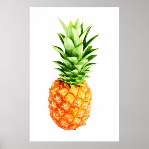 Ananas, Ananas-Poster, Ananas-Leinwand, Poster