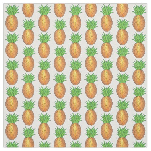 Ananas-Ananas-Tropenstoffe Stoff (Muster)