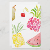 Ananas-Ananas-Wassermelone Briefpapier (Vorne/Hinten)