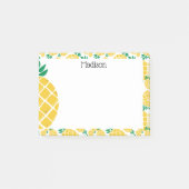 Ananas - Anmerkungen Post-it Klebezettel (Vorderseite)