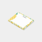 Ananas - Anmerkungen Post-it Klebezettel (angewinkelt)