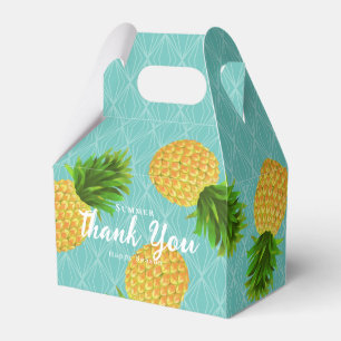 Ananas Aqua Geschenkschachtel
