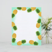 Ananas Aqua Lined (Stehend Vorderseite)
