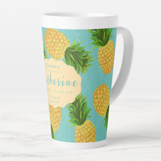 Ananas Aqua Milchtasse (Rechte Ecke)