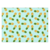 Ananas Aqua Tischdecke (Vorderseite (Horizontal))