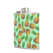 Ananas Aquarell 2 Flachmann (Links)