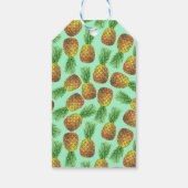 Ananas Aquarell 2 Geschenkanhänger (Rückseite)