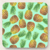 Ananas Aquarell 2 Getränkeuntersetzer (Vorderseite)